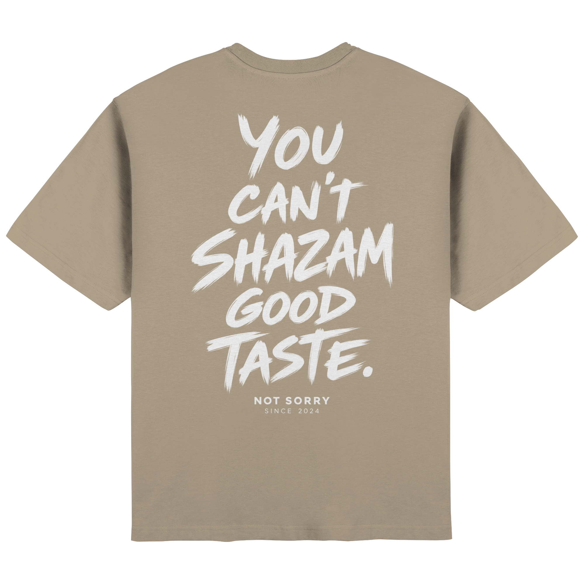 YOU CANT SHAZAMGOOD TASTE - Streetwear Oversized T-Shirt